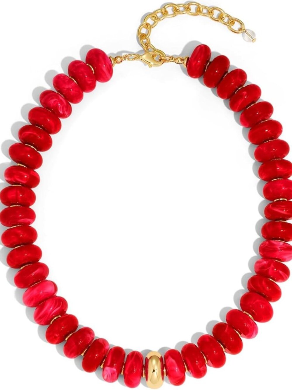 Chunky Beaded Statement Necklace for Women - Unique Jewelry Gift Idea